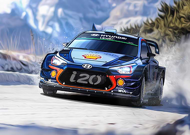 Hyundai i20 WRC 17 Artwork