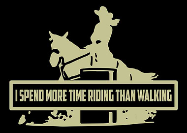 Barrel Racing Show Horse