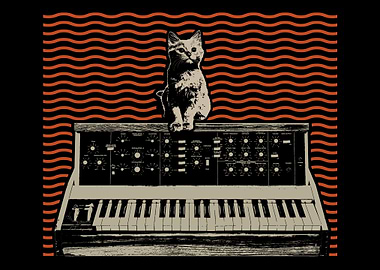 Modular Synthesizer Cat