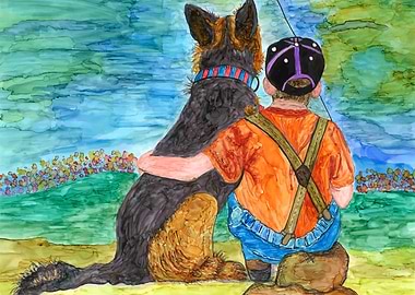 Friends German Shepherd