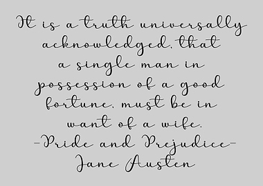 Pride and Prejudice