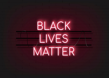 Neon Lights BLM Movement