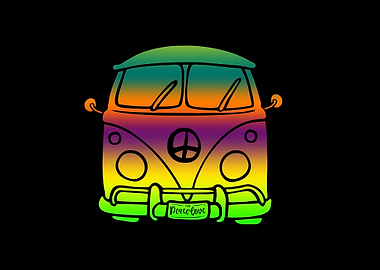 Hippie van