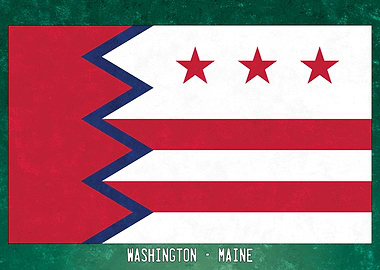 Flag of Washington Maine