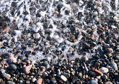 Rocks and water