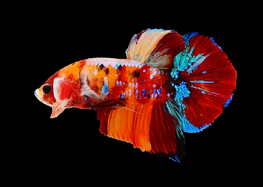 Multicolor Bettafish