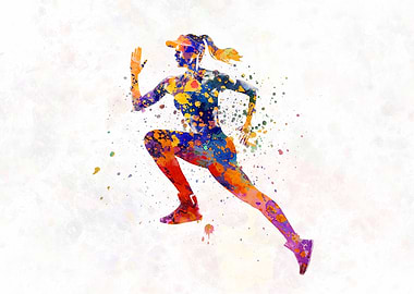 Female runner