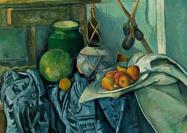 Ginger Jar and Eggplants