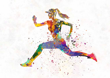 Female runner