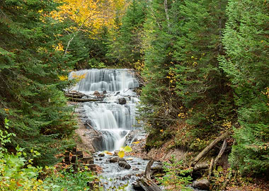 Sable Falls in Autumn