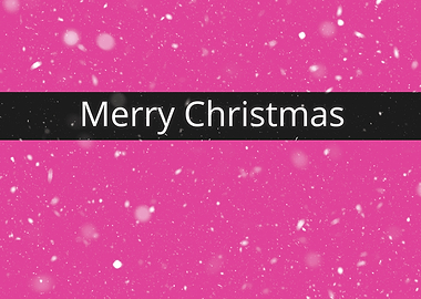 Pink Merry Christmas