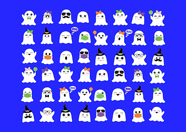 Kawaii Ghosts