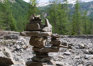 Equilibre de pierre