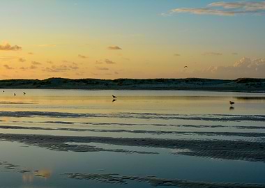 Evening mood by the sea