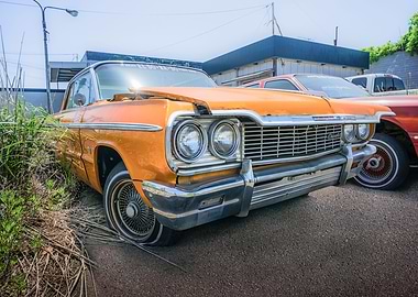 Orange Chevrolet Impala