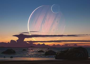 Tropical moon