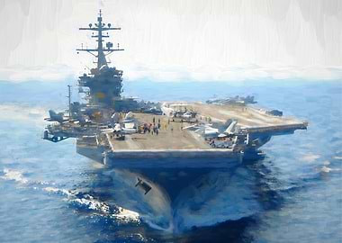 American aircraft carrier