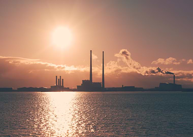 Dusk over Dublin Bay