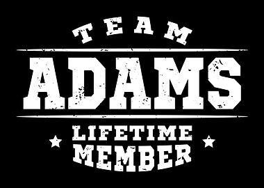 Team Adams Lifetime Member
