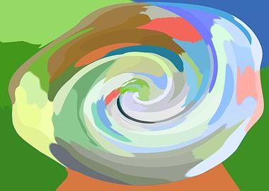 Abstract Alien Twirl 3