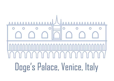 Doges palace Venice Italy