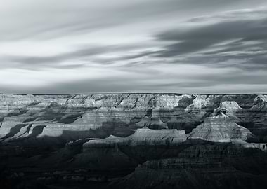 Grand Canyon bw