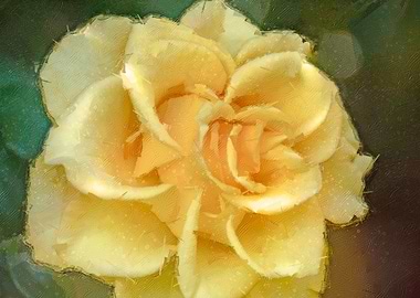 Yellow queen rose