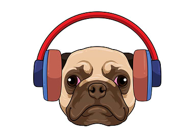 Dog Music Headphone