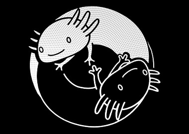 Ying Yang Axolotl