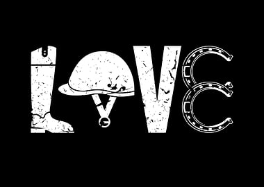 Equestrian Gift Horse Love