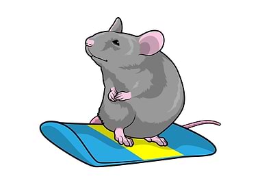 Mouse Snowboarding Sports