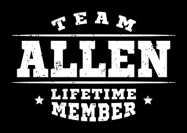 Team Allen Lifetime Member