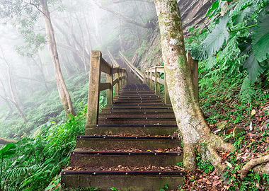 Misty Ecological Forest