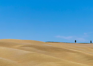 Valdorcia summer landscape