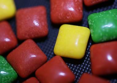 Bubblegums sweet candies