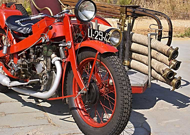 Fire Brigade Motorbike