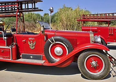 Historic Mabor fire truck