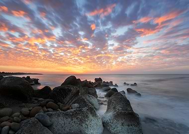 Sunset on the Taiwan Coast