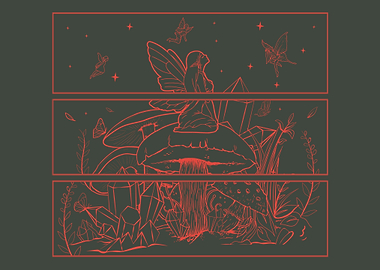 Fairycore Fairy Mushroom