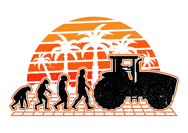 Tractor Evolution Sunset D