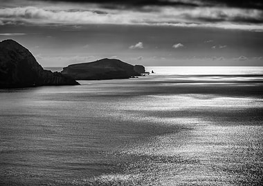 Madeira, island, B&W