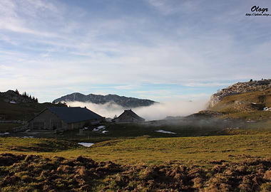 Bergerie dans les nuages