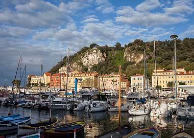 Port of Nice at Sunrise