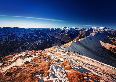 Tatry mountains in winter