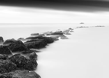 The extended seawall