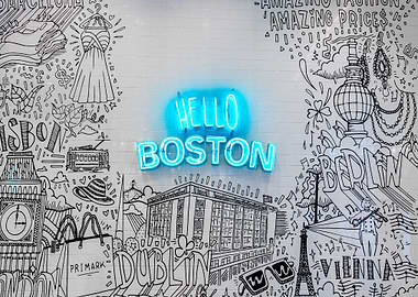 Hello Boston Mural