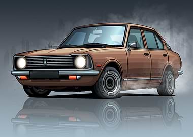 Toyota Corolla KE20 Brown