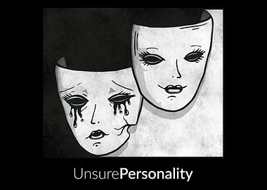 Theater Mask Sad Emo Goth