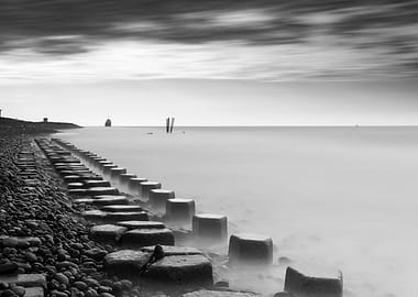 Neatly arranged stone pile