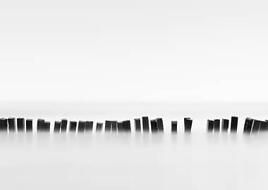 Neatly arranged stone pile